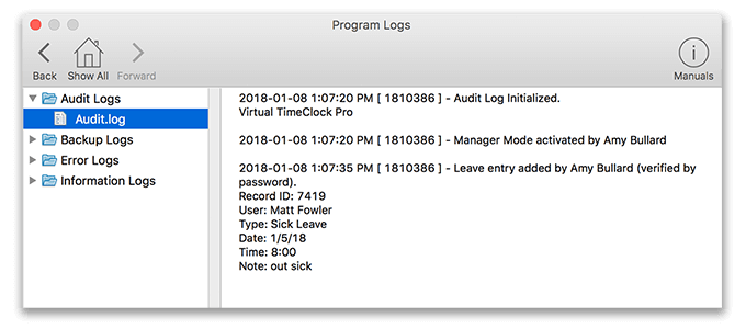 virtual timeclock pro client 16