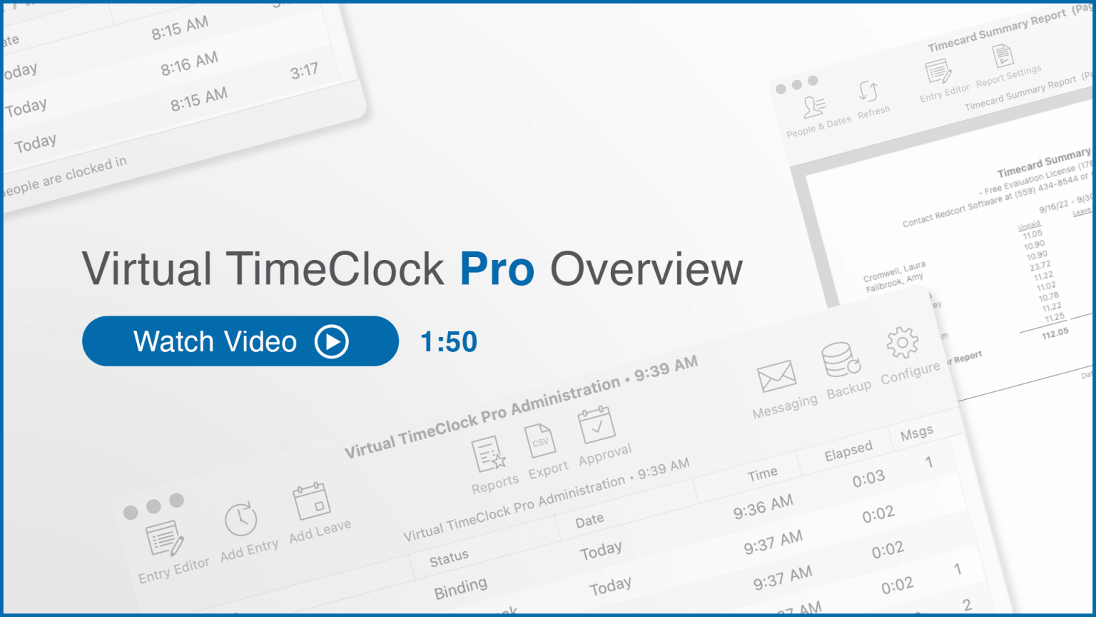 virtual time clock pro